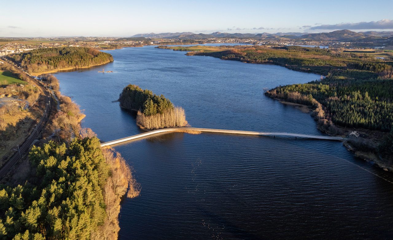 Dagsturhytter på Jæren
Nasjonal turistveg Jæren og Dalane. Midgardsormen bru.