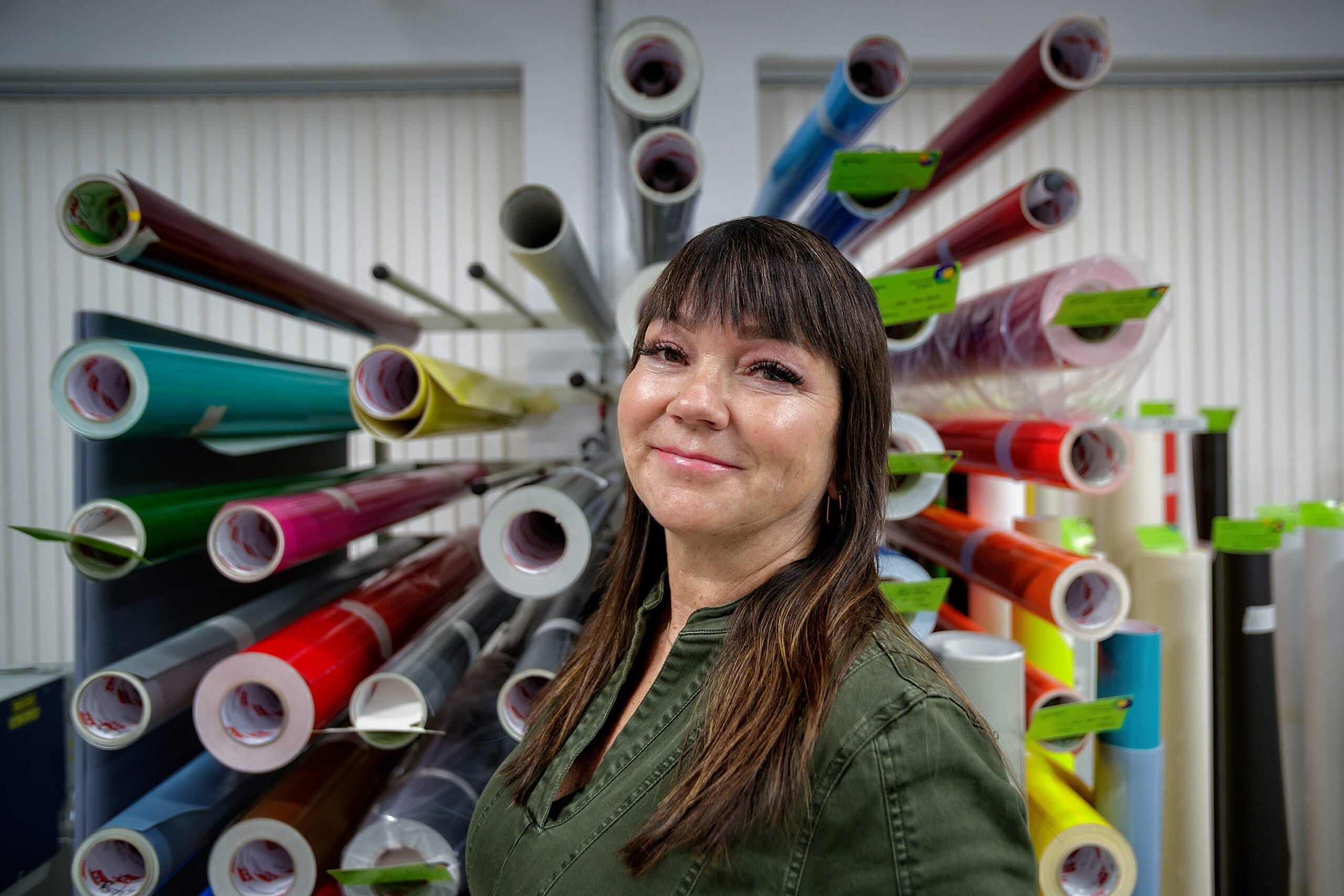 Daglig leder Else Marie Utsola-Hommeland i Crisma Plast & Profilering